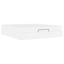 vidaXL Ágykeret matraccal Egyéb 2 pcs Fehér PVC