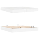 vidaXL Ágykeret matraccal matracmal 2 pcs Fehér PVC