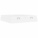 vidaXL Ágykeret matraccal matracmal 2 pcs Fehér PVC