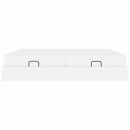 vidaXL Ágykeret matraccal matracmal 2 pcs Fehér PVC