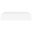 vidaXL Ágykeret matraccal matracmal 2 pcs Fehér PVC