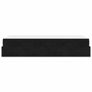 vidaXL Ágykeret matracmal tárolóval Fekete 90 x 200 cm Bársony