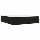 vidaXL Ágykeret Fekete 180 x 200 cm Bársony