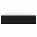 vidaXL Ágykeret Fekete 180 x 200 cm Bársony