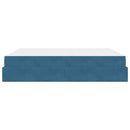 vidaXL Ágykeret Kék 180 x 200 cm Bársony