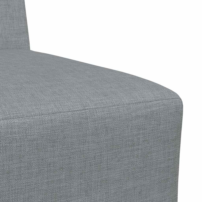 vidaXL Karfa Nélküli Modularis Kanapé Egység 2 pcs Világosszürke