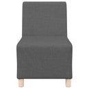 vidaXL Karfa Nélküli Modularis Kanapé Egység 2 pcs Sötétszürke