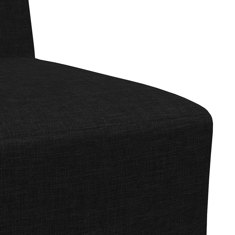 vidaXL Karfa Nélküli Modularis Kanapé Egység 2 pcs Fekete