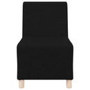 vidaXL Karfa Nélküli Modularis Kanapé Egység 2 pcs Fekete