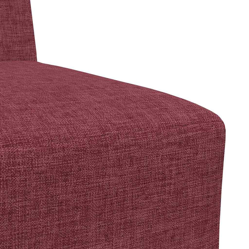 vidaXL Karfa Nélküli Modularis Kanapé Egység 2 pcs Piros