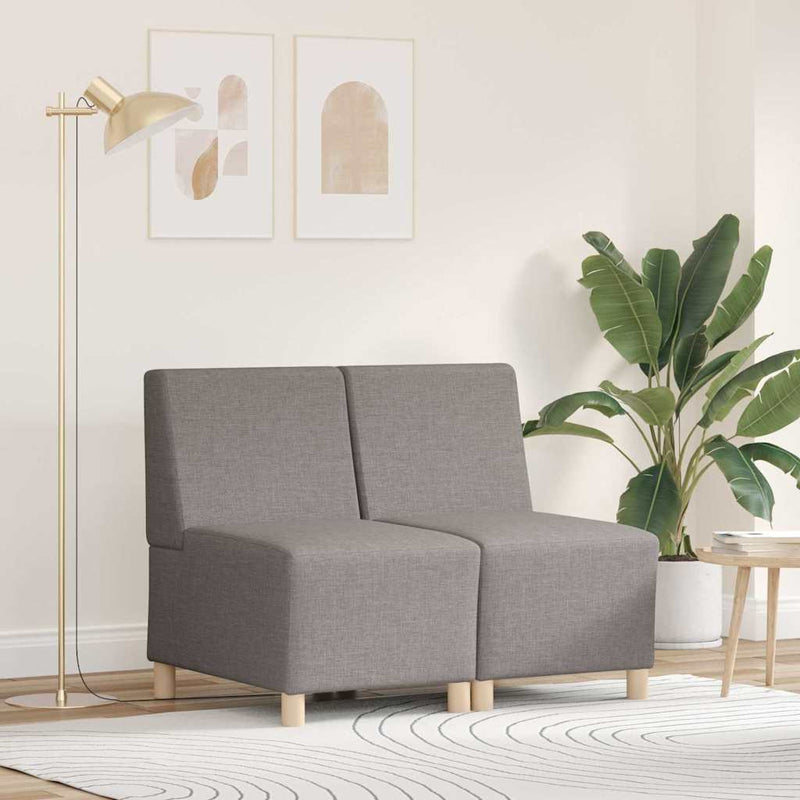 vidaXL Karfa Nélküli Modularis Kanapé Egység 2 pcs Tópszínű