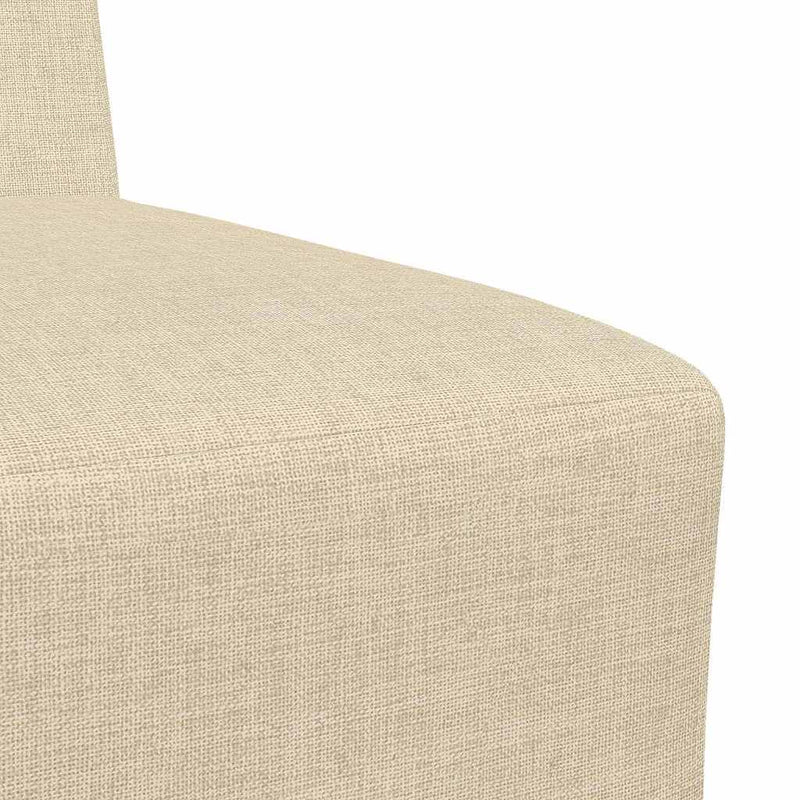 vidaXL Karfa Nélküli Modularis Kanapé Egység 2 pcs Krém