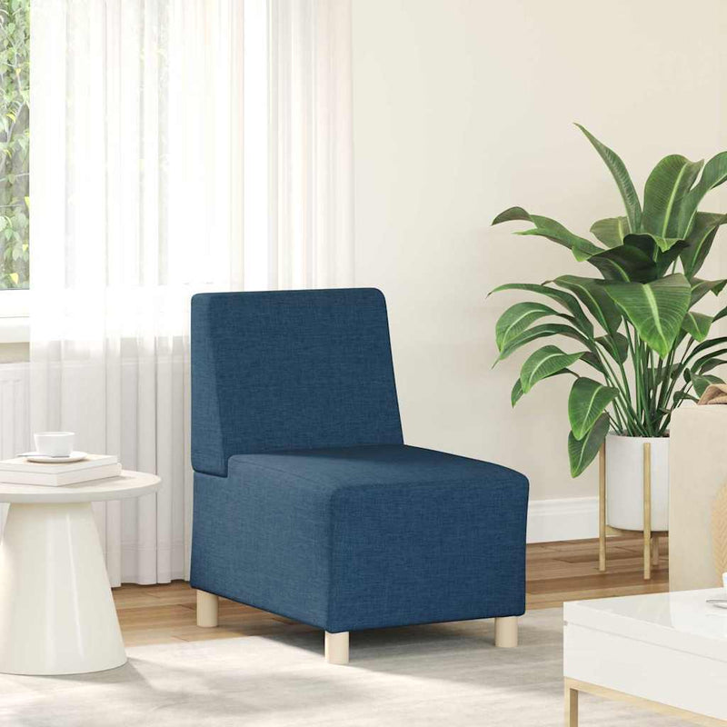 vidaXL Karfa Nélküli Modularis Kanapé Egység 2 pcs Kék 55 x 74 x 82 cm