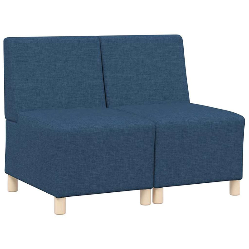 vidaXL Karfa Nélküli Modularis Kanapé Egység 2 pcs Kék 55 x 74 x 82 cm