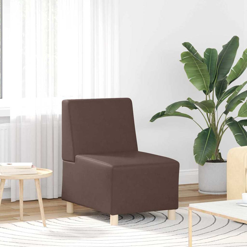 vidaXL Karfa Nélküli Modularis Kanapé Egység 2 pcs Barna