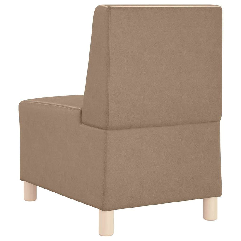 vidaXL Karfa Nélküli Modularis Kanapé Egység 2 pcs Cappuccino