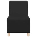 vidaXL Karfa Nélküli Modularis Kanapé Egység 2 pcs Fekete