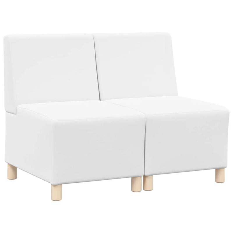 vidaXL Karfa Nélküli Modularis Kanapé Egység 2 pcs Fehér