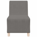 vidaXL Karfa Nélküli Modularis Kanapé Egység 2 pcs Világosszürke