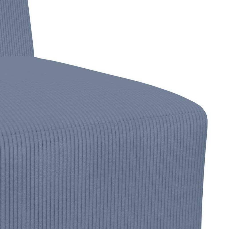 vidaXL Karfa Nélküli Modularis Kanapé Egység 2 pcs Kék 55 x 74 x 82 cm