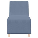 vidaXL Karfa Nélküli Modularis Kanapé Egység 2 pcs Kék 55 x 74 x 82 cm