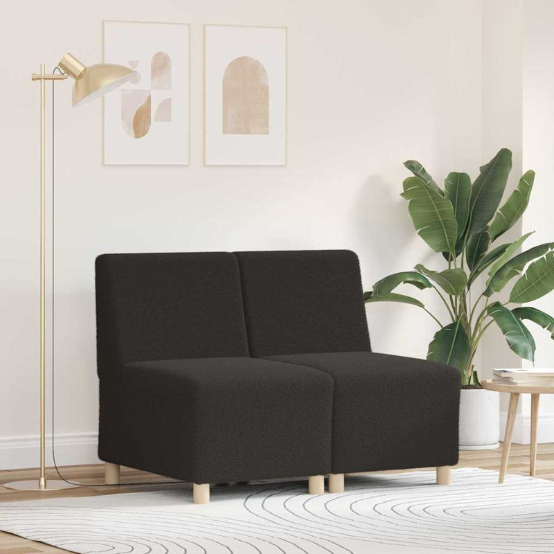 vidaXL Karfa Nélküli Modularis Kanapé Egység 2 pcs Sötétszürke