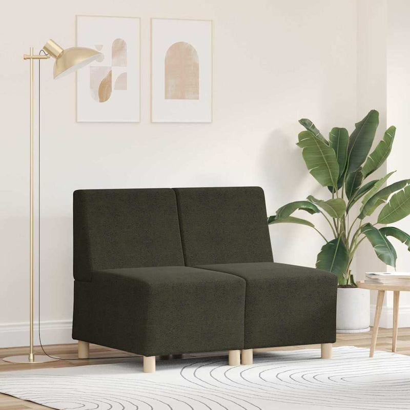 vidaXL Karfa Nélküli Modularis Kanapé Egység 2 pcs Zöld