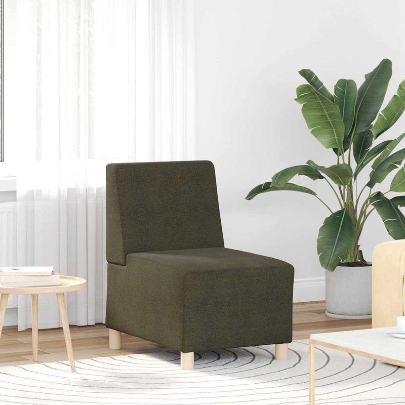 vidaXL Karfa Nélküli Modularis Kanapé Egység 2 pcs Zöld