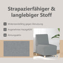 vidaXL Karfa Nélküli Modularis Kanapé Egység 3 pcs Világosszürke