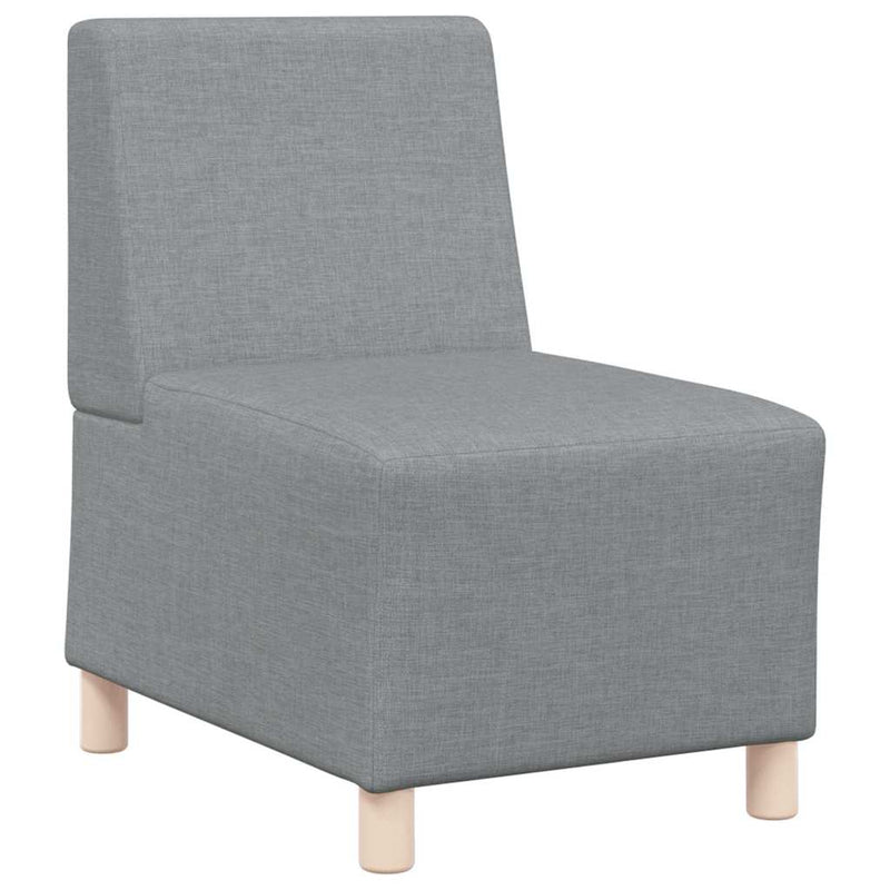 vidaXL Karfa Nélküli Modularis Kanapé Egység 3 pcs Világosszürke
