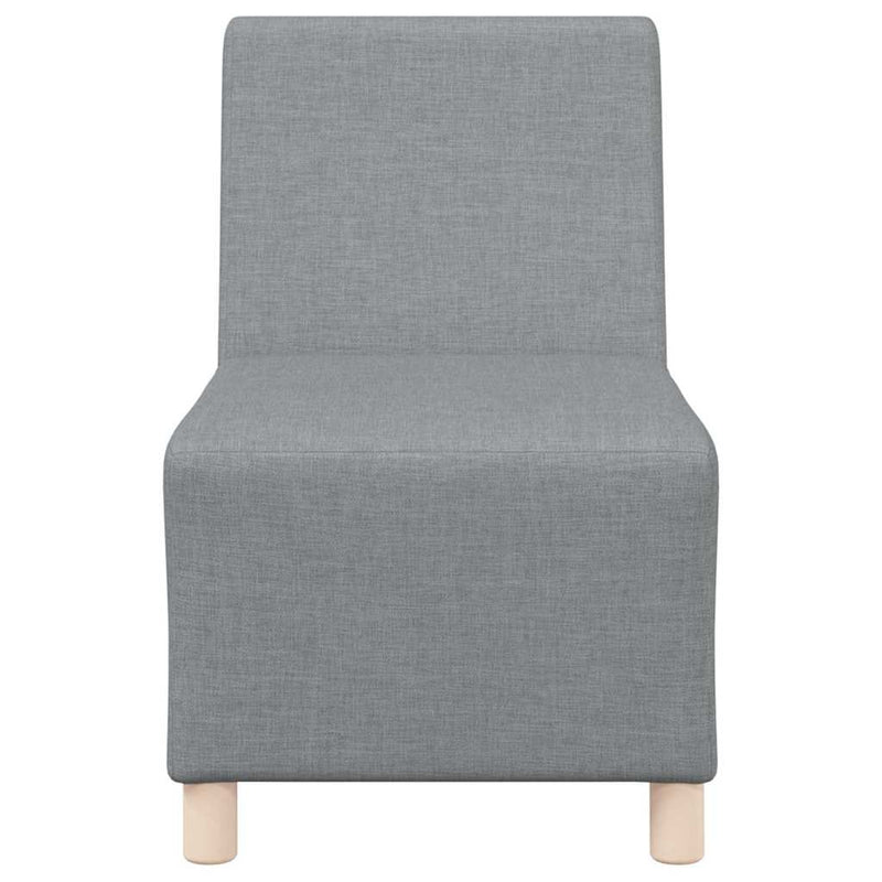 vidaXL Karfa Nélküli Modularis Kanapé Egység 3 pcs Világosszürke