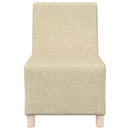 vidaXL Karfa Nélküli Modularis Kanapé Egység 3 pcs Krém