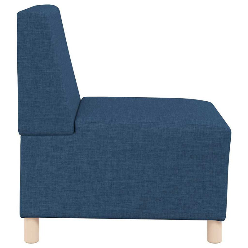 vidaXL Karfa Nélküli Modularis Kanapé Egység 3 pcs Kék 55 x 74 x 82 cm