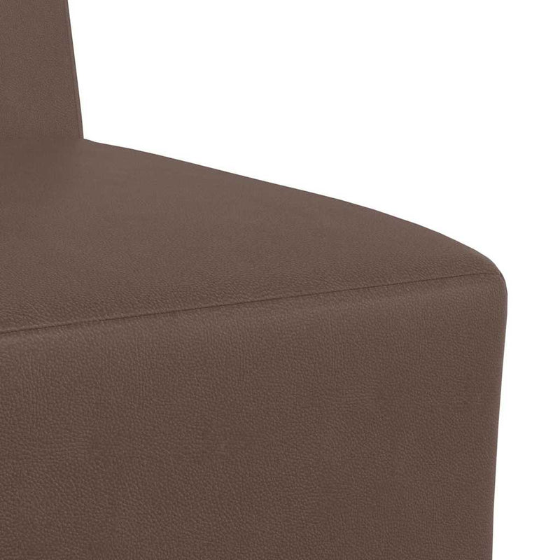vidaXL Karfa Nélküli Modularis Kanapé Egység 3 pcs Barna