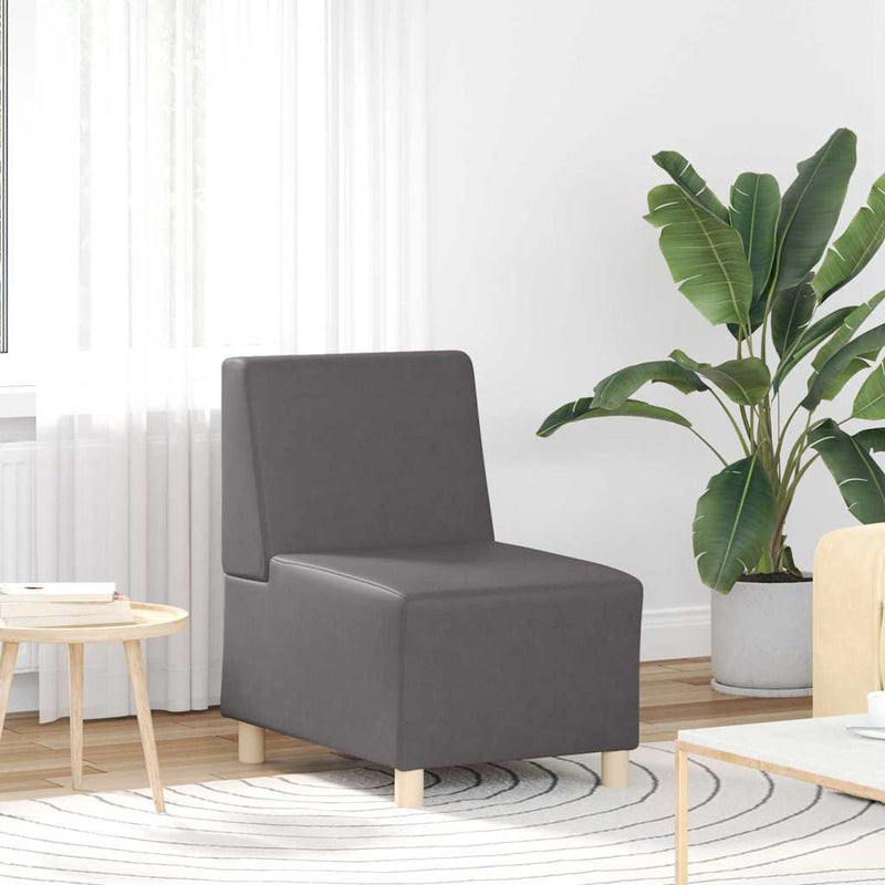 vidaXL Karfa Nélküli Modularis Kanapé Egység 3 pcs Szürke