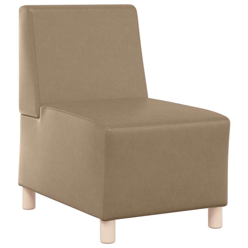 vidaXL Karfa Nélküli Modularis Kanapé Egység 3 pcs Cappuccino