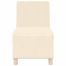 vidaXL Karfa Nélküli Modularis Kanapé Egység 3 pcs Krém