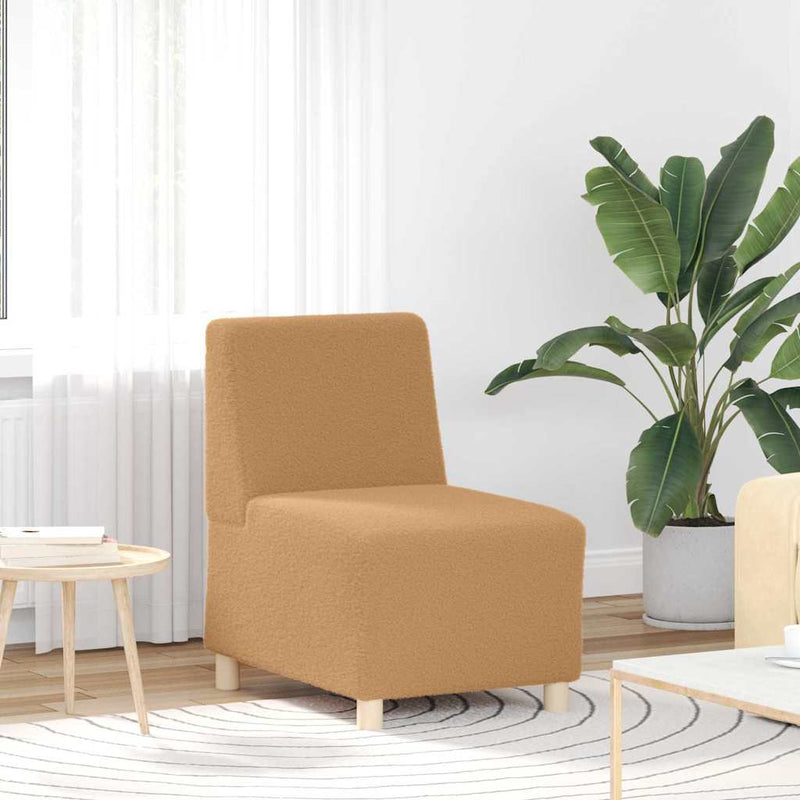 vidaXL Karfa Nélküli Modularis Kanapé Egység 3 pcs Bézs