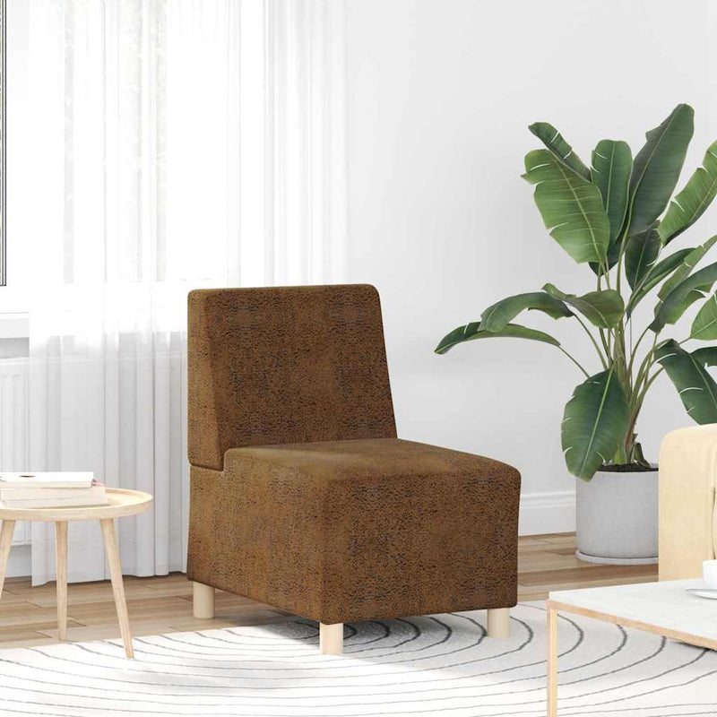 vidaXL Karfa Nélküli Modularis Kanapé Egység 3 pcs Barna
