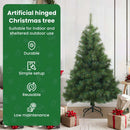 vidaXL Műanyag Hajtogatós Karácsonyfa állvánnyal Zöld 120 cm PVC, acél