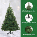 vidaXL Műanyag Hajtogatós Karácsonyfa állvánnyal Zöld 120 cm PVC, acél