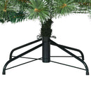 vidaXL Műanyag Rugalmas Karácsonyfát Havas Flokkal Fehér 120 cm