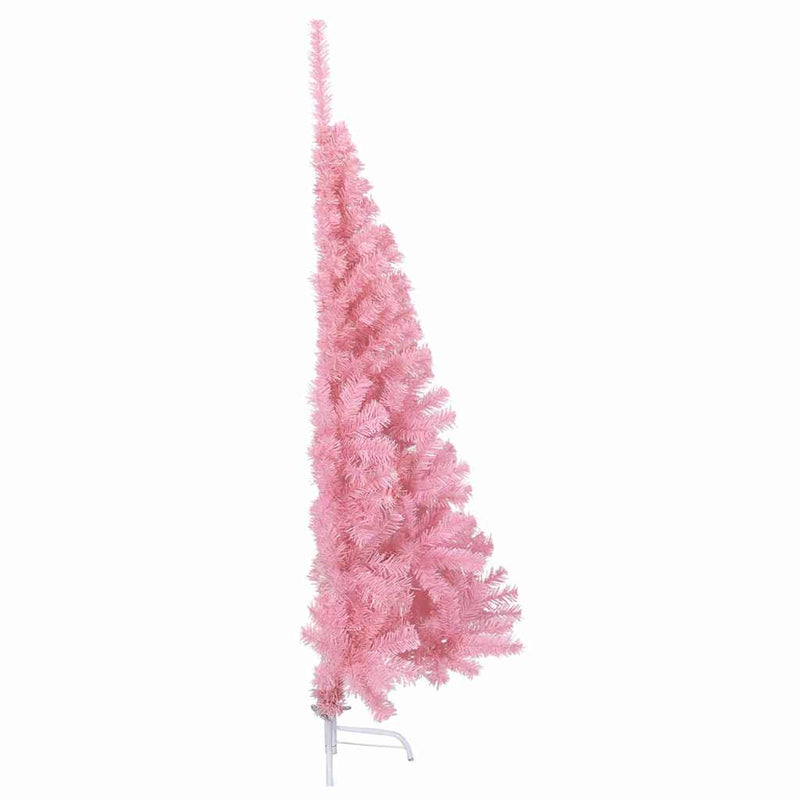 vidaXL Műfenyő Elővilágított Karácsonyfa Rózsaszín 150 cm PVC
