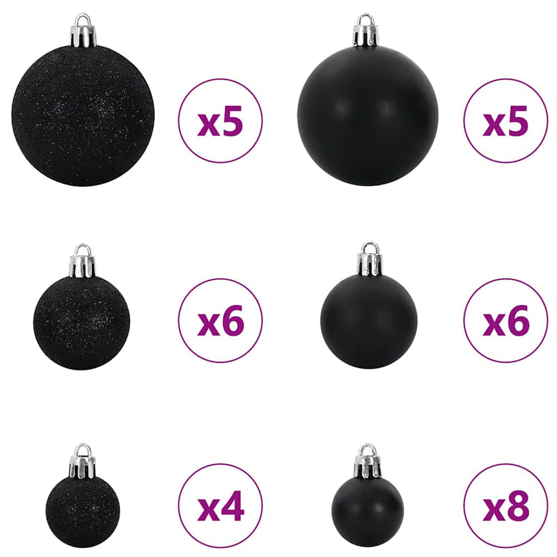 vidaXL Mesterséges, előre világított karácsonyi fa Rózsaszín 150 cm