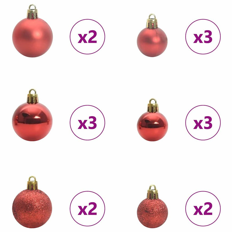 vidaXL Mesterséges, előre világított karácsonyi fa Ezüst 150 cm PET