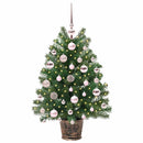 vidaXL Mű karácsonyfa 150 LED-del állvánnyal Zöld 75 cm PE és PVC