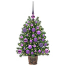 vidaXL Mű karácsonyfa 150 LED-del állvánnyal Zöld 75 cm PE és PVC