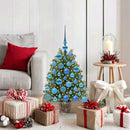 vidaXL Mű karácsonyfa 150 LED-del állvánnyal Zöld 75 cm PE és PVC