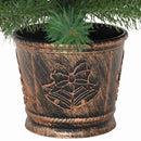 vidaXL Mű karácsonyfa 150 LED-del állvánnyal Zöld 95 cm PE és PVC