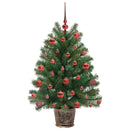 vidaXL Mű karácsonyfa 150 LED-del állvánnyal Zöld 95 cm PE és PVC